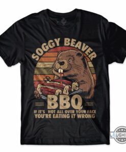 Soggy Beaver Bbq Shirt Funny Food Animal And Sex Pun Adult Tee