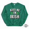 St Patricks Day Sweatshirt Tshirt Hoodie Mens Womens Kiss Me Im Irish 90S Tee Saint Patricks Day Gift St Pattys Shirts Retro Vintage Style