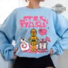 Star Wars Valentine Shirt Sweatshirt Hoodie Mens Womens Kids Star Wars Happy Valentines Day Gift Mandalorian Darth Vader R2 D2 Love You To The Death Star Tshirt
