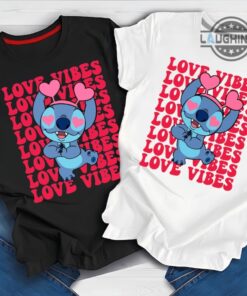 Stitch Valentines Shirt Sweatshirt Hoodie Mens Womens Love Vibes Tee Valentines Day Gift For Disney Lovers Matching Couples Lilo And Stitch Tshirts Stitch Valentines Shirt Sweatshirt Hoodie Mens Womens Love Vibes Tee Valentines Day Gift For Disney Lovers Matching Couples Lilo And Stitch Tshirts