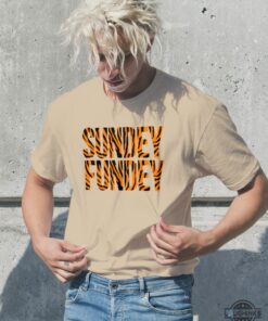 Sundey Fundey Cincinnati Bengals Tiger Shirt Sunday Funday Football Graphic Tee Sundey Fundey Cincinnati Bengals Tiger Shirt Sunday Funday Football Graphic Tee