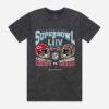 Super Bowl Liv Kansas City Chiefs Vs San Francisco 49Ers Stonewashed Tshirt Black Tshirt Sweatshirt Hoodie Mens Womens Kc Chiefs Football Lviii Superbowl Tee