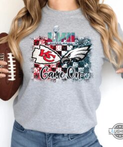 Superbowl Eagles Vs Chiefs Football 2025 Game On Shirt Superbowl Eagles Vs Chiefs Football 2025 Game On Shirt