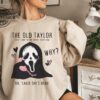 Taylor Swift Halloween Sweatshirt Scream Horror Movie Look What You Made Me Do Taylor Swift Merch Midnights Mens Womens Tshirt Sweatshirt Hoodie