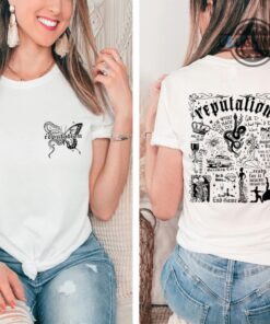 Taylor Swift Reputation Sweatshirt Double Sided Taylor Swift Reputation Hoodie Taylor Swift Reputation Shirt Reputation Taylor Swift Tour Tshirt Taylor Swift Album Shirts