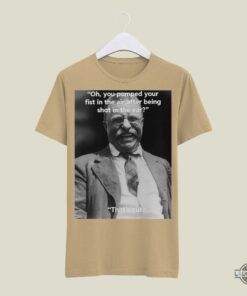Teddy Roosevelt Funny Shirt X Trump Fist Bump Meme After Being Shot In The Ear Shirts For Anti Donald Trump Teddy Roosevelt Funny Shirt X Trump Fist Bump Meme After Being Shot In The Ear Shirts For Anti Donald Trump