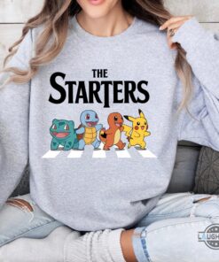 The Starters Pokemon Shirt Pikachu Bulbasaur Charmander Squirtle The Starters Pokemon Shirt Pikachu Bulbasaur Charmander Squirtle