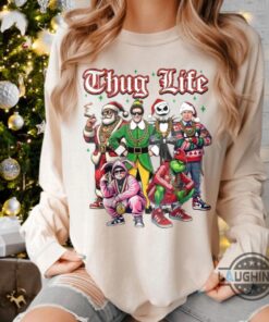 Thug Life Christmas Shirt Xmas Movie Halloween Gift Thug Life Christmas Shirt Xmas Movie Halloween Gift