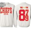 Travis Kelce Taylor Swift Sweatshirt Traylor Shirt Kelce Swift Kansas City Football Chiefs Eras Chiefs Era Kelce Eras 1989 Era Mens Womens Tshirt Sweatshirt Hoodie