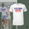 Travis Kelce Trump Won Shirt