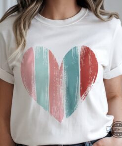 Valentines Day Brushstroke Heart Shirt Valentines Day Brushstroke Heart Shirt