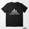 Veterans Against Maga Shirt Funny Donald Trump Violence Shirt