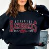 Vintage Arkansas Razorbacks Sweatshirt Tshirt Hoodie Mens Womens University Of Arkansas Basketball Shirts Ncaa College Retro T Shirt Arkansas State Gift