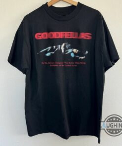 Vintage Goodfellas 1990 Film T Shirt Replica Classic Retro Tee For Men Women Vintage Goodfellas 1990 Film T Shirt Replica Classic Retro Tee For Men Women