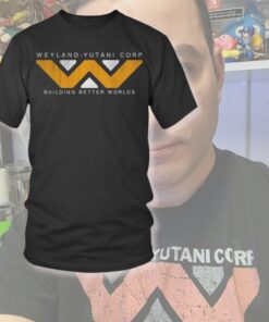 Vintage Weyland Yutani Corp Shirt Building Better Worlds Alien Romulus Premiering Tee Vintage Weyland Yutani Corp Shirt Building Better Worlds Alien Romulus Premiering Tee