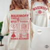 Wanda Maximoff T Shirt Sweatshirt Hoodie 2 Sided Marvel Vision And Scarlet Witch Shirt Wanda And Vision Shirts Avengers Tshirt Maximoff 1989 Tee Gift