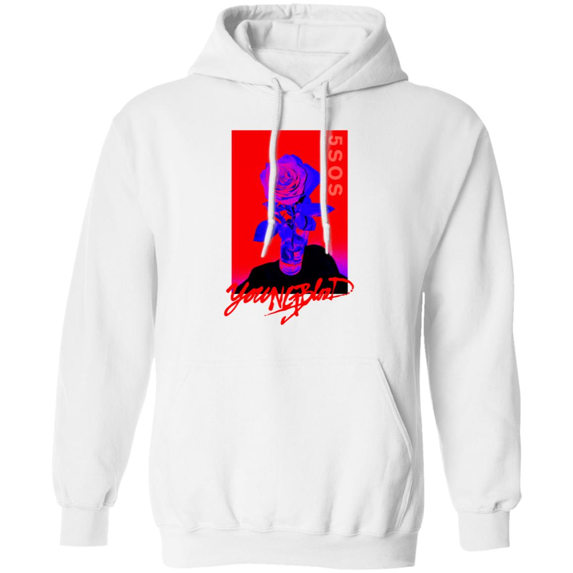 5sos Merch Rose Hoodie 5sos Merch Rose Hoodie