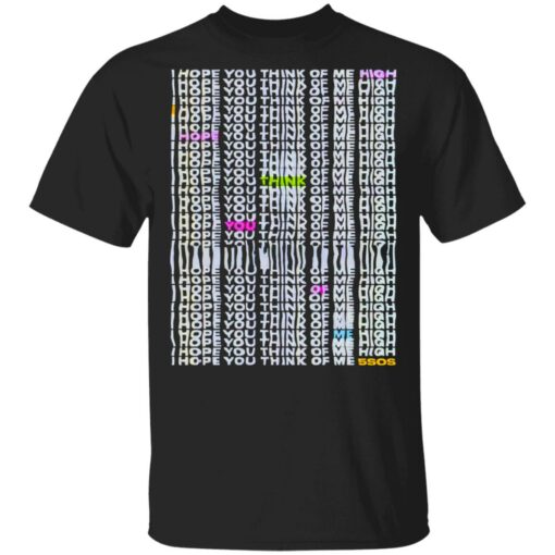 5sos Merch Think Of Me Tee Black