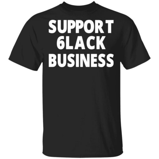 6lack Merch 6LACK Support Tee Black