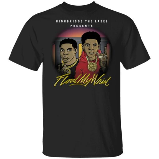 A Boogie Merch A Boogie Wit Da Hoodie Flood My Wrist Black T-Shirt