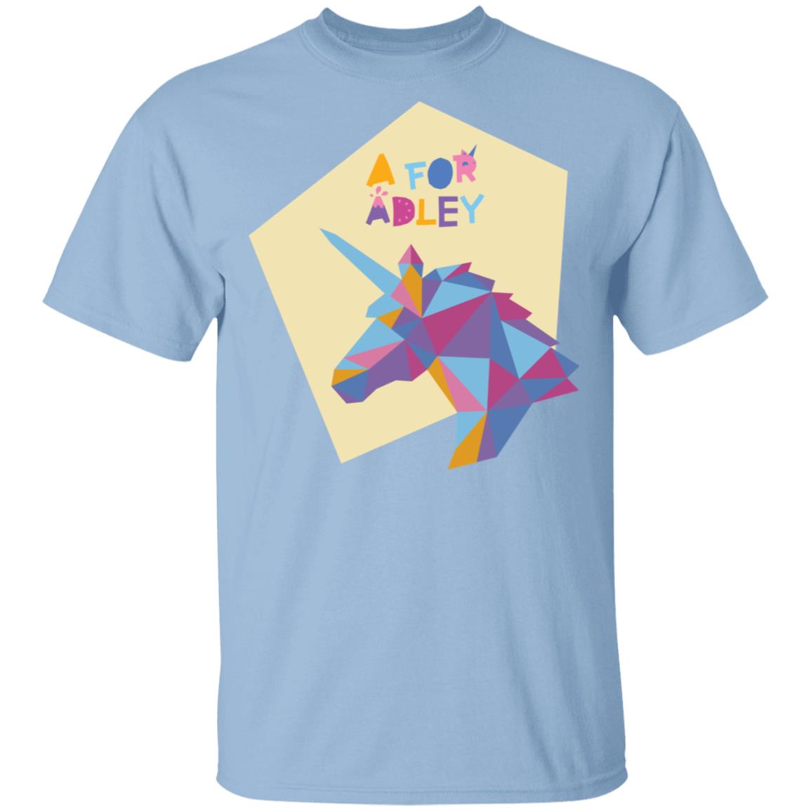 A For Adley Merch Grown ups Geo Unicorn T-shirt A For Adley Merch Grown ups Geo Unicorn T-shirt