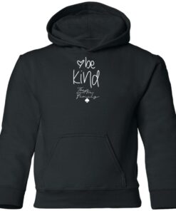 Ace Family Merch Be Kind Heart Black Youth Hoodie Ace Family Merch Be Kind Heart Black Youth Hoodie