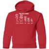 Ace Family Merch Red Ace Stick Family Youth Hoodie