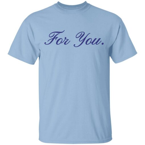 Addison Rae Merch Youth For You Blue Shirt