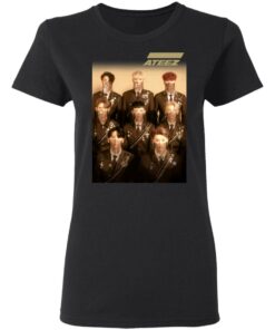 Ateez Official Merch Treasure Ladies Black Tee Ateez Official Merch Treasure Ladies Black Tee