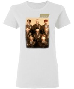 Ateez Official Merch Treasure Ladies White Tee Ateez Official Merch Treasure Ladies White Tee