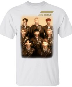 Ateez Official Merch Treasure Mens White Tee Ateez Official Merch Treasure Mens White Tee