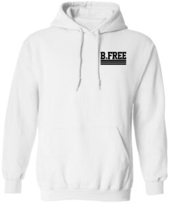 B FREE Merch Flag White Hoodie B FREE Merch Flag White Hoodie