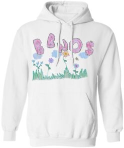BBNO Merch Crayon Pullover White Hoodie BBNO Merch Crayon Pullover White Hoodie