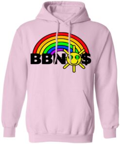 BBNO Merch Rainbow Pullover Hoodie BBNO Merch Rainbow Pullover Hoodie