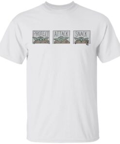 Baby Yoda The Child Protect Attack And Snack T-Shirt Baby Yoda The Child Protect Attack And Snack T-Shirt