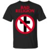 Bad Religion Merch Bad Religion Classic Crossbuster Tee Black