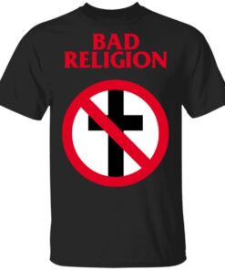 Bad Religion Merch Bad Religion Classic Crossbuster Tee Black Bad Religion Merch Bad Religion Classic Crossbuster Tee Black