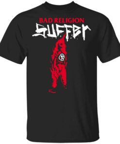 Bad Religion Merch Black Suffer Tee Black Bad Religion Merch Black Suffer Tee Black