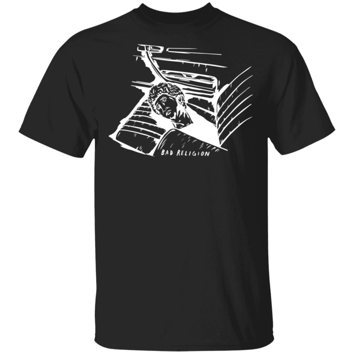 Bad Religion Merch Car Seat Tee Black Bad Religion Merch Car Seat Tee Black