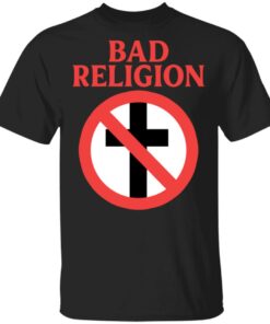 Bad Religion Merch Classic Crossbuster Black Tee Bad Religion Merch Classic Crossbuster Black Tee