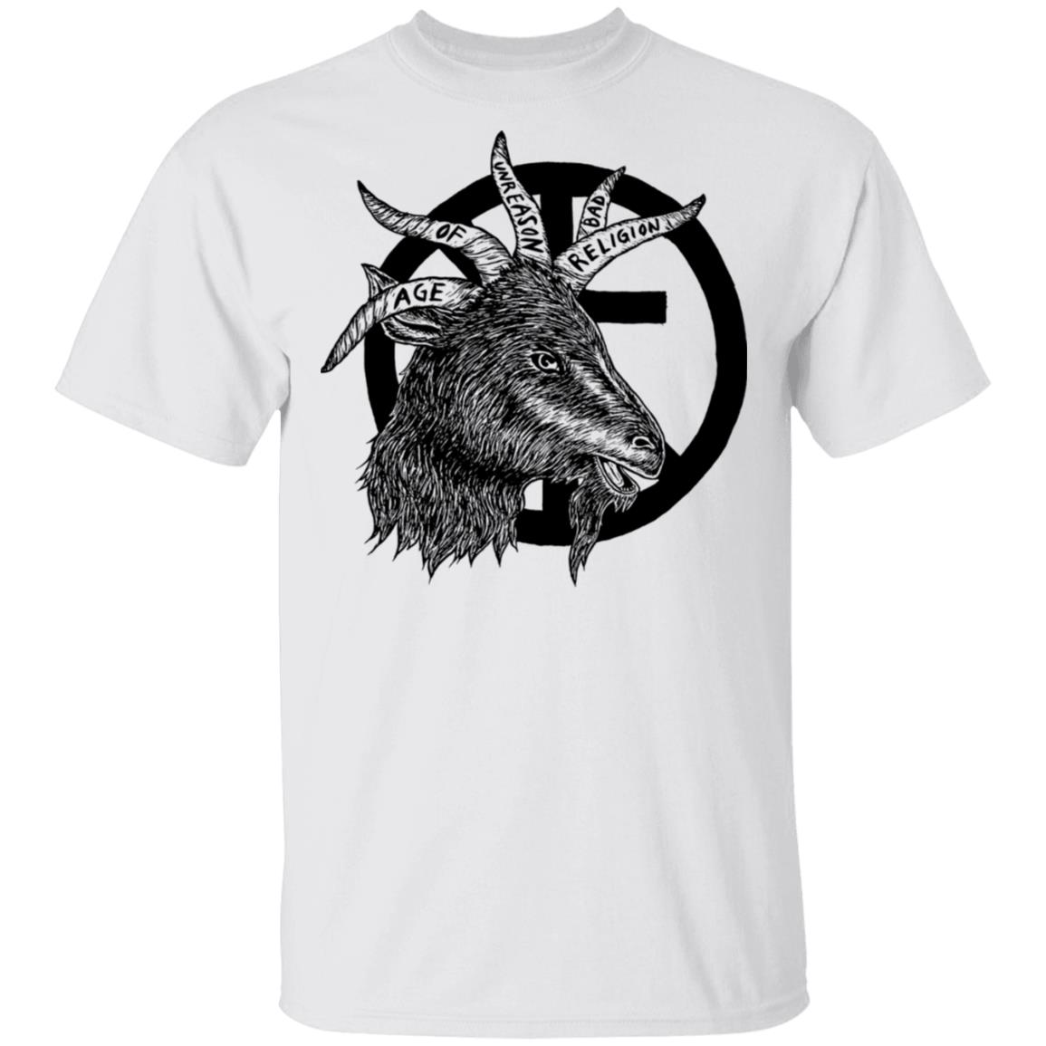 Bad Religion Merch Goat Tee White Bad Religion Merch Goat Tee White