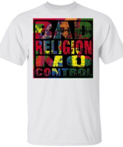 Bad Religion Merch No Control T-Shirt White Bad Religion Merch No Control T-Shirt White