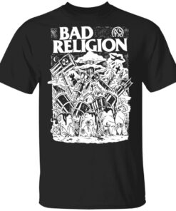 Bad Religion Merch Wasteland Tee Black Bad Religion Merch Wasteland Tee Black