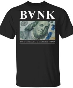 Bank Merch B Franklin Black Tee Bank Merch B Franklin Black Tee