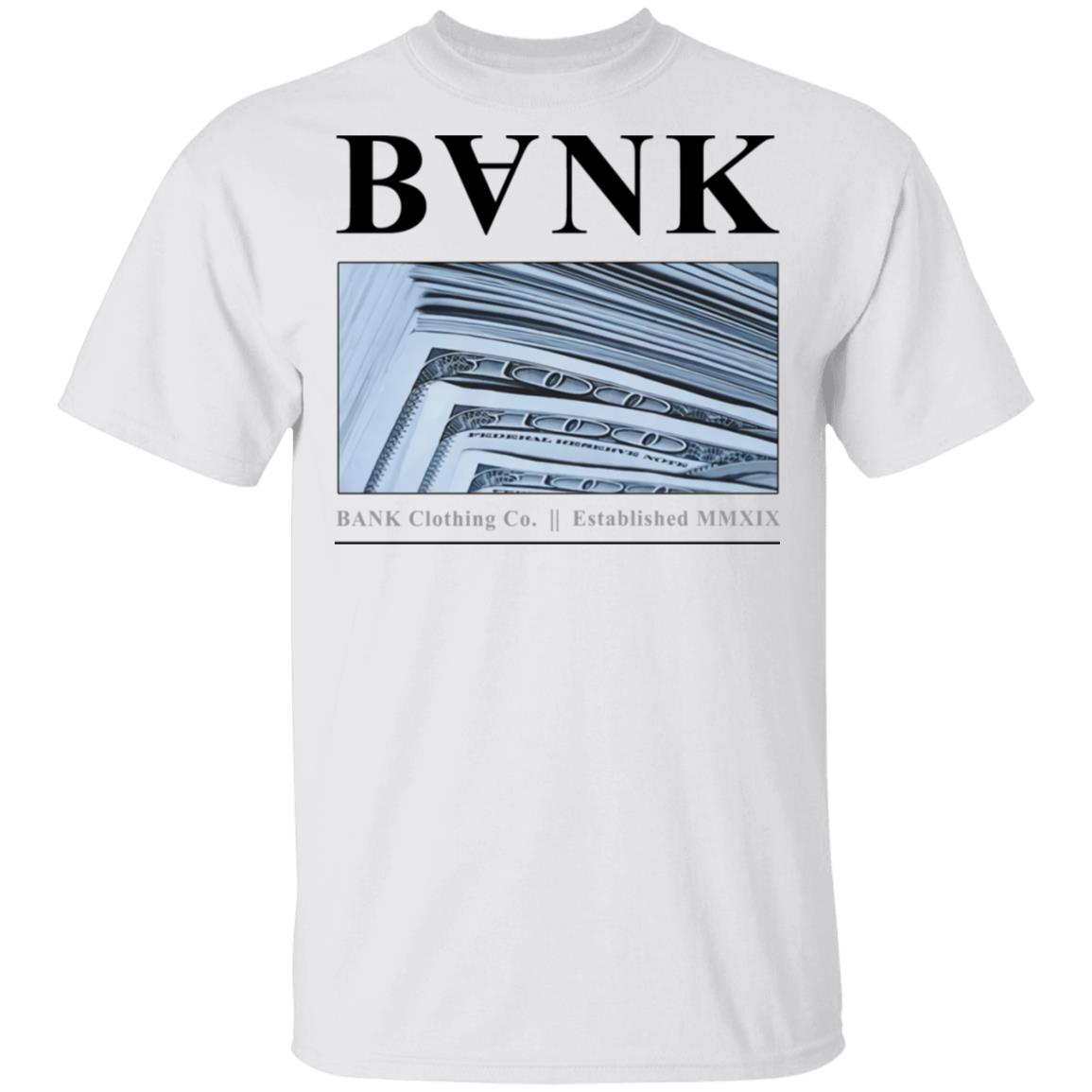 Bank Merch Bills White Tee Bank Merch Bills White Tee