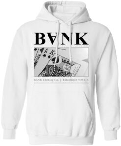 Bank Merch Deck White Hoodie Bank Merch Deck White Hoodie