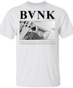 Bank Merch Deck White Tee Bank Merch Deck White Tee
