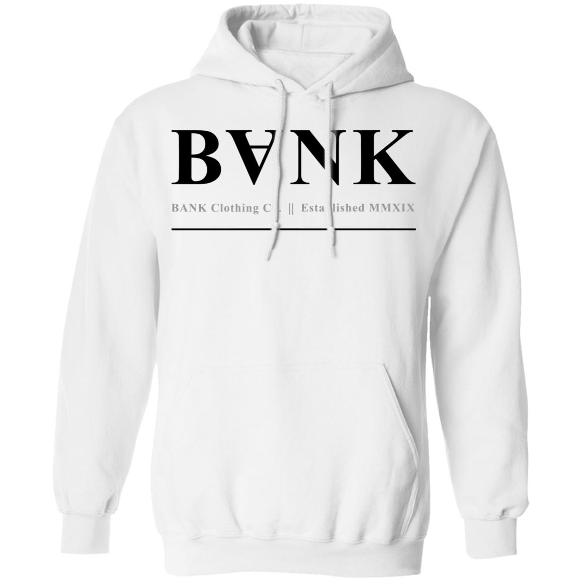 Bank Merch Established White Hoodie Bank Merch Established White Hoodie