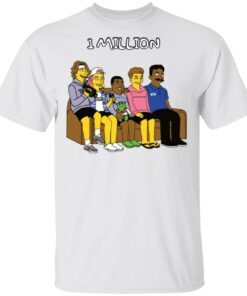 Baylen Levine Merch 1 Million Subscribers White Tee Baylen Levine Merch 1 Million Subscribers White Tee