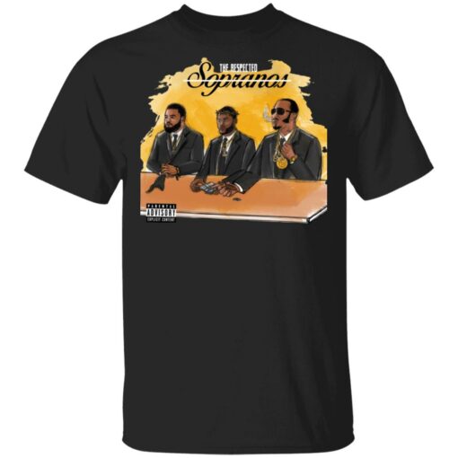 Benny The Butcher Merch Respected Soprano Tee Black